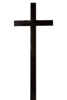 Крест сосна католический темный 